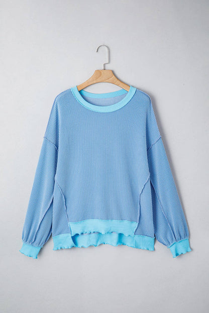 Distressed Knit Top