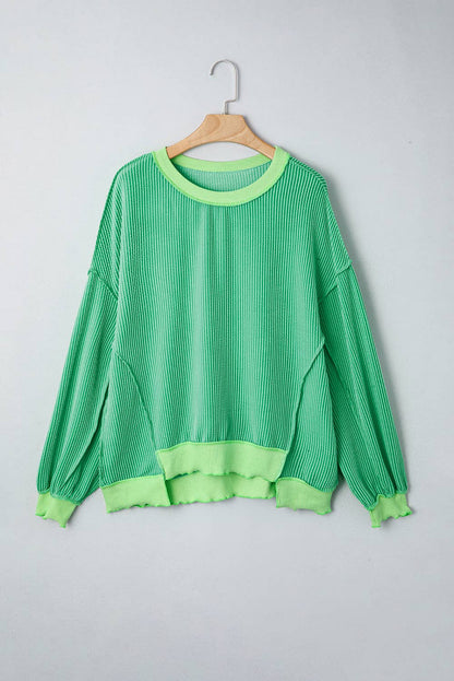 Distressed Knit Top