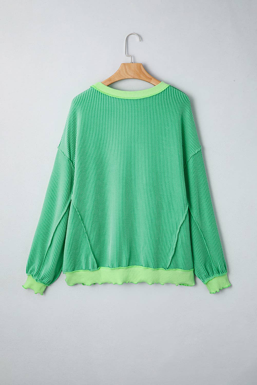 66 Sweetheart Hot Pink Lucky Distressed Knit Top (S-XL)