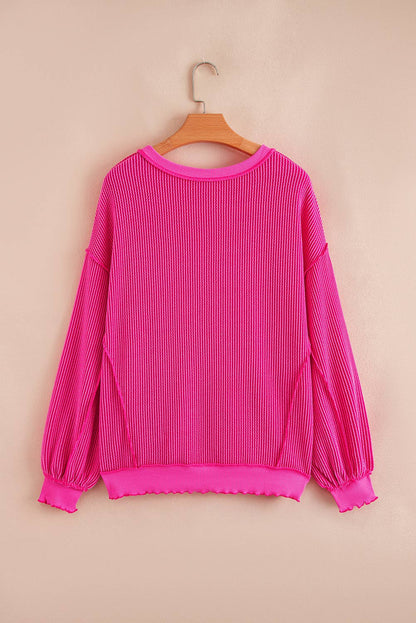 Distressed Knit Top